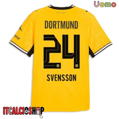 Borussia Dortmund Daniel Svensson #24 Prima Maglia 2026-27 Manica Corta